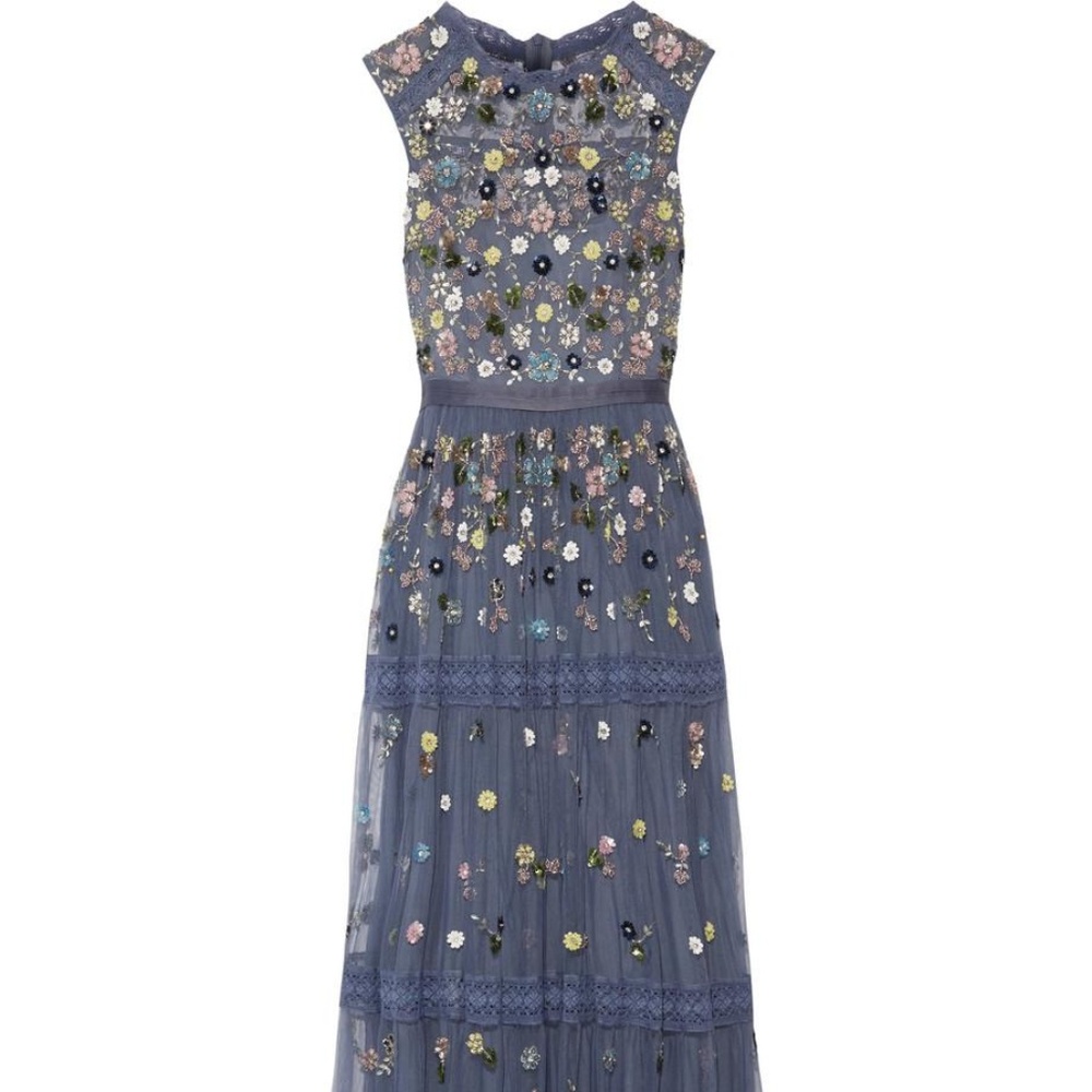NEEDLE & THREAD  Floweret Embellished Gown *NWOT*